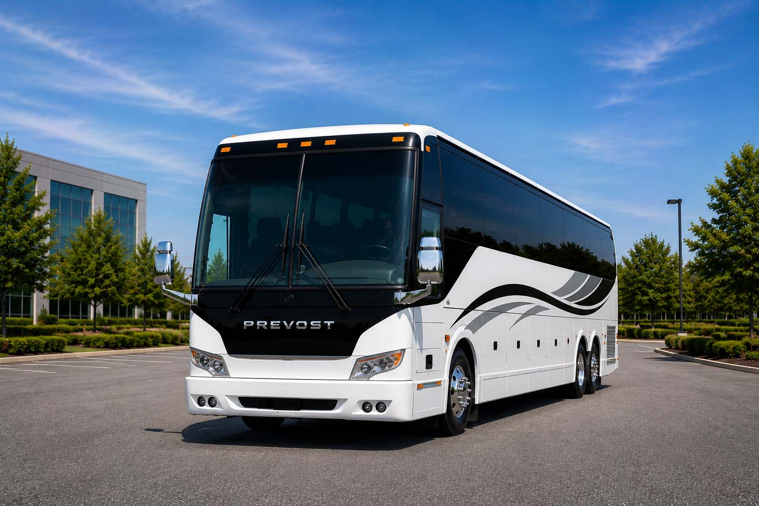 Charter bus rental in Waterbury, CT